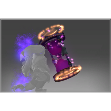 Autographed Keeper of Oloxicam's Glass Hourglass