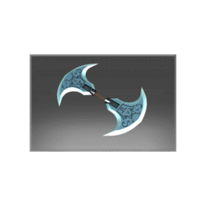 Autographed Exquisite Doubled Axe of the Veil