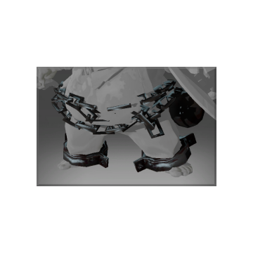 Corrupted Ball-n-Chains of the Black Death